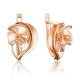 Золотые серьги Platina