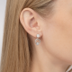 Серьги из белого золота Platina с топазом
