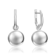 Серебряные серьги Platina