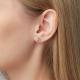 Серьги из белого золота Platina с бриллиантом