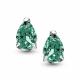 Серебряные серьги АЛЬКОР с бриллианитом