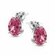 Серебряные серьги АЛЬКОР с бриллианитом