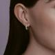 Золотые серьги SOKOLOV с фианитом