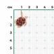 Золотая подвеска Platina с янтарём