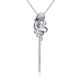 Серебряная подвеска Platina с эмалью
