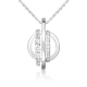Серебряная подвеска Platina с фианитом