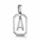 Серебряная подвеска АЛЬКОР с фианитом