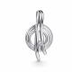 Серебряная подвеска АЛЬКОР с бриллиантом