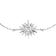 Серебряный браслет Platina с топазом