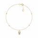Золотой браслет SOKOLOV с фианитом