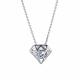 Серебряное колье АЛЬКОР с фианитом