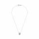 Серебряное колье Корона АЛЬКОР с фианитом