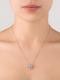 Серебряное колье Корона АЛЬКОР с фианитом
