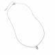 Серебряное колье АЛЬКОР с фианитом