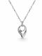 Серебряное колье АЛЬКОР с фианитом