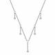 Серебряное колье АЛЬКОР с фианитом