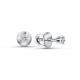 Серьги из белого золота ERA Jewellery с бриллиантом
