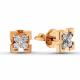Золотые серьги ERA Jewellery с бриллиантом