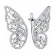 Серебряные серьги TALANT с фианитом