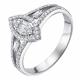 Кольцо из белого золота DOLCE DIAMOND с бриллиантом