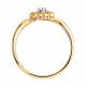 Кольцо из комбинированного золота SOKOLOV с бриллиантом