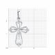 Подвеска из белого золота SOKOLOV с бриллиантом