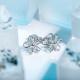 Серебряные серьги TALANT с фианитом