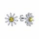 Серебряные серьги TALANT с фианитом