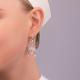 Серебряные серьги TALANT с фианитом