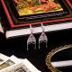 Серебряные серьги TALANT с фианитом
