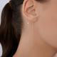 Одиночная серьга из золота SOKOLOV с фианитом