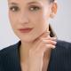 Одиночная серьга из золота SOKOLOV с фианитом
