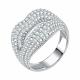 Серебряное кольцо TALANT с фианитом