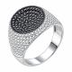 Серебряное кольцо TALANT с фианитом