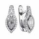 Серьги из белого золота DOLCE DIAMOND с бриллиантом