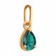 Золотая подвеска SOKOLOV с изумрудом