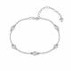 Серебряный браслет TALANT с фианитом