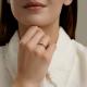 Золотое кольцо Diamant с фианитом