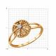 Золотое кольцо Diamant с фианитом