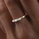 Золотое кольцо Diamant с фианитом