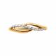 Золотое кольцо Diamant с фианитом