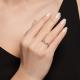 Золотое кольцо Diamant с фианитом