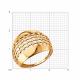 Золотое кольцо Diamant