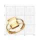 Золотое кольцо Diamant