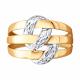 Золотое кольцо Diamant