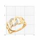 Золотое кольцо Diamant с фианитом