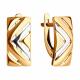 Золотые серьги Diamant