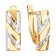 Золотые серьги Diamant