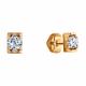 Золотые серьги SOKOLOV с фианитом