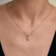 Золотая подвеска Diamant